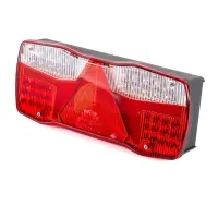 LED-Anhängerleuchte links mit Begrenzungsleuchte 12-24v 7-PIN AMP | VC-7101B7