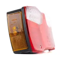 LED-Anhängerleuchte links mit Begrenzungsleuchte 12-24v 7-PIN AMP | VC-7101B7
