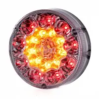 LED Rücklicht rund, transparente Linse 12-24v 50cm...