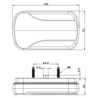 LED Rücklicht kompakt 3-funktional 24V