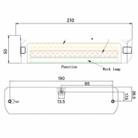 LED ADR Rücklicht Aufsatz inkl. LED...