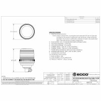 LED Rundumleuchte grün 24V Mini DIN ECCOLED