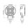 LED ECE-R23 Arbeitsscheinwerfer 2929lm | 9-30v | 50cm + DT-Stecker