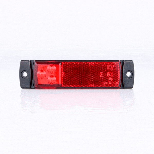 LED Positionsleuchte rot | 12-24v | 50cm Kabel | 129RM