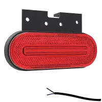 LED Positionsleuchte rot | 12-24v | 50cm Kabel | M10MV-750R