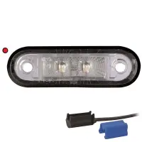 LED Positionsleuchte rot | 12-24v | 0,75mm². Stecker...