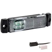 LED Positionsleuchte weiß | 12-24v | 1.5mm. Stecker...