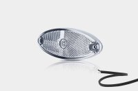 LED Positionsleuchte oval weiß | 12-24v | 50cm....