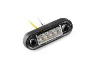 LED Positionsleuchte zweifarbig weiß-gelb 12-24v...