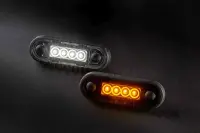LED Positionsleuchte zweifarbig weiß-gelb 12-24v...
