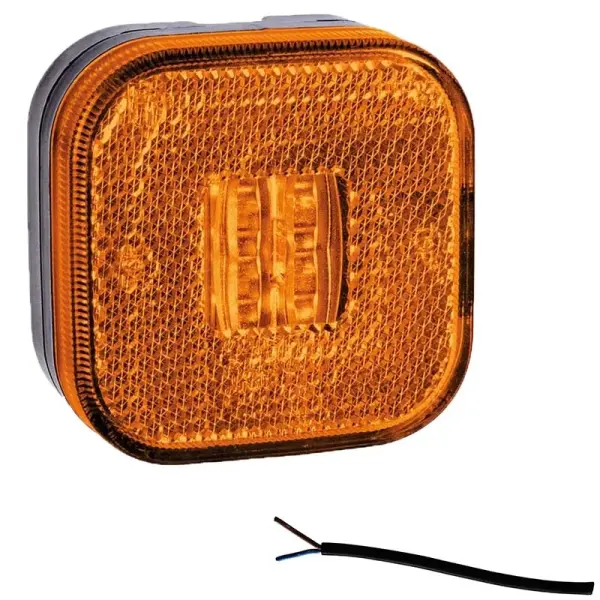 LED Umrissleuchte gelb | 12-24v | 50cm Kabel | M10MV-900A