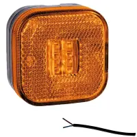 LED Umrissleuchte gelb | 12-24v | 50cm Kabel | M10MV-900A
