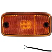 LED Umrissleuchte gelb | 12-24v | 50cm Kabel | M10MV-600A