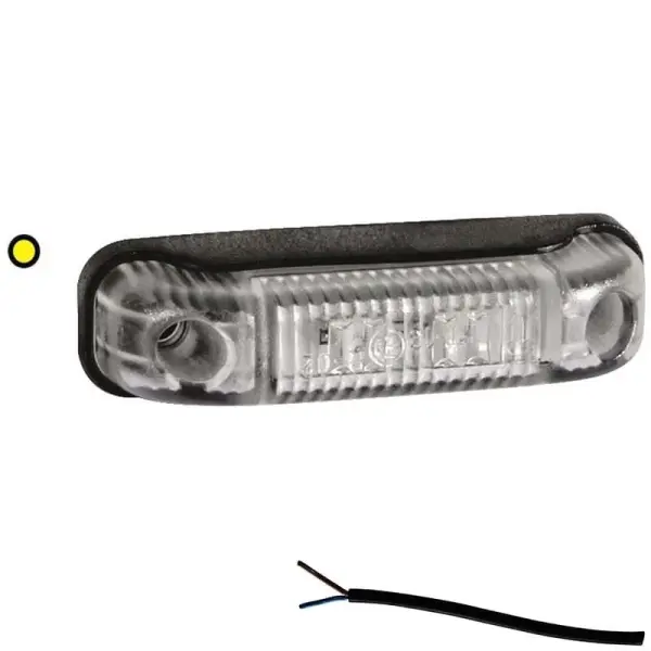 LED Umrissleuchte gelb | 12-24v | 50cm Kabel | M10MV-500A