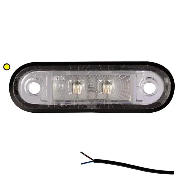 LED Umrissleuchte gelb | 12-24v | 50cm Kabel | M10MV-200A