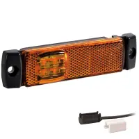 LED Umrissleuchte gelb | 12-24v | 1.5mm. Stecker |...