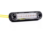 LED Umrissleuchte -lang gelb | 12-24v | 0,15m Kabel |...