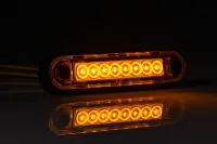 LED Umrissleuchte -lang gelb | 12-24v | 0,15m Kabel | MV-2400LA