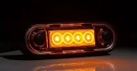 LED Umrissleuchte gelb | 12-24v | 50cm. Kabel | MV-2400A.1