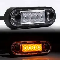 LED Umrissleuchte gelb | 12-24v | 50cm. Kabel | MV-2400A.1