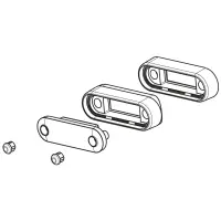 LED Umrissleuchte gelb | 12-24v | 50cm. Kabel | MV-2400A.1