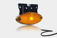 LED Umrissleuchte oval gelb mit Halterung | 12-24v |...