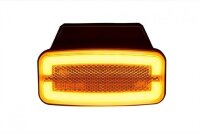 LED Umrissleuchte gelb mit Bügel | 12-24v | 50cm. Kabel | MV-4950A