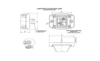 LED Umrissleuchte gelb | 12-24v | 50cm. Kabel | MV-4100A