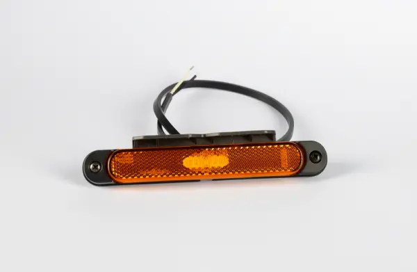LED Slimline Begrenzungsleuchte gelb Bügel 12-24v 50cm Kabel | MV-6550A