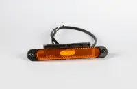 LED Slimline Begrenzungsleuchte gelb Bügel 12-24v...