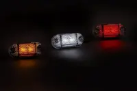 LED Umrissleuchte dunkelweiß 12-24v 15cm Kabel |...