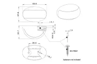 LED Umrissleuchte gelb 12-24v 15cm Kabel | MV-6700A