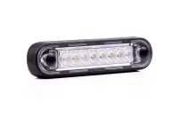 LED dDkorationslicht Einbau-lang blau 12-24v 0.15m Kabel...