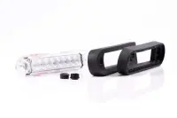 LED dDkorationslicht Einbau-lang blau 12-24v 0.15m Kabel...