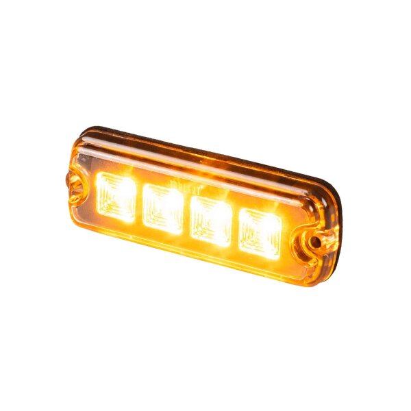 LED R65 Blitzer 4-LED gelb 12-24v 200cm Kabel