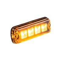 LED R65 Blitzer 4-LED gelb 12-24v 200cm Kabel
