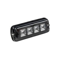 LED R10 Blitzer 4-LED blau 12-24v 200cm Kabel