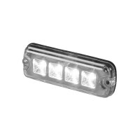 LED R10 Blitzer 4-LED weiß 12-24v 200cm Kabel