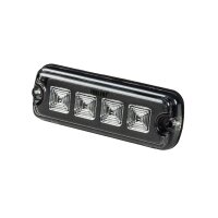 LED R10 Blitzer 4-LED weiß 12-24v 200cm Kabel