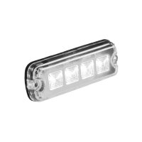 LED R10 Blitzer 4-LED weiß 12-24v 200cm Kabel