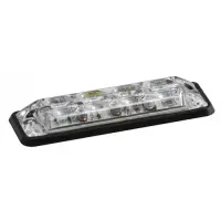 Ultraflacher Slimline LED Blitzer 4 LEDs | weiß |...