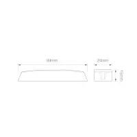 LED Blitzer 4 LEDs | R65 | slimline | gelb | 10-30v |...