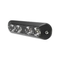 LED Blitzer 4-LED | R65 | gelb |12-24v | ED3704A