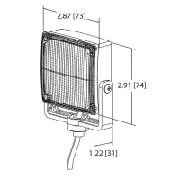LED Blitzer 4-LED | auf Montagebügel | R65 | gelb |...