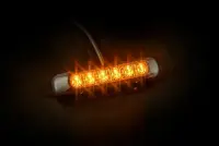 R65 LED Blitzer 6 LEDs Dunkelgelb 10 - 30V | S10F6200DA