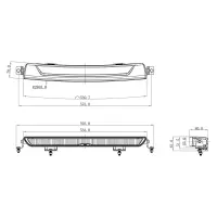 OZZ XB1 LED LED Lightbar 20" | 11.200 Lumen (ohne Positionslicht) | 88202