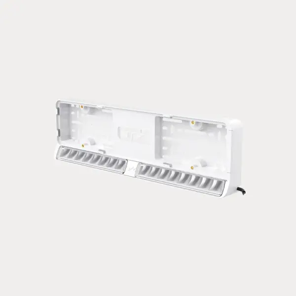 OZZ DLP1 Nummernschildhalter mit weißer Lightbar (2 Lichtquellen)