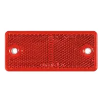 Roter Reflektor 90 x 40 mm mit Schraubbefestigung | VRF-501R