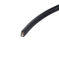 Quadratisches 2x1,5mm² Kabel, schwarz und weiß...