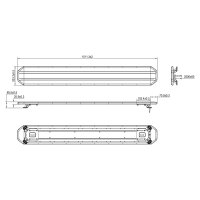 LED gelb | 1511mm | 12-24v | inkl. Controller
